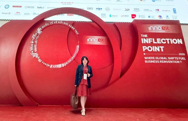 Đại diện Cosmosciene tại InnoEx 2026, Thiskyhall Sala, TP.HCM.