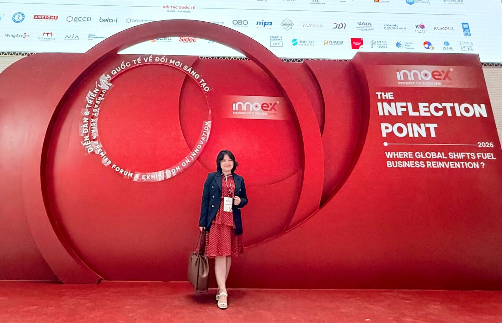 Đại diện Cosmosciene tại InnoEx 2026, Thiskyhall Sala, TP.HCM.
